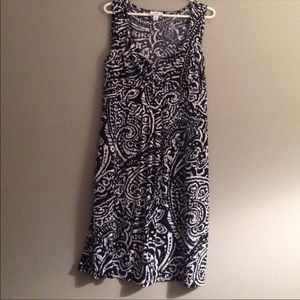 Cute Black & White Ann Taylor Dress